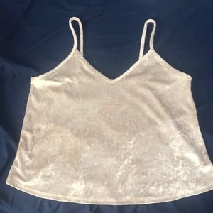 Velvet tank top size S